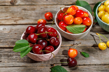 Poster - A vibrant and colorful cherry, bursting with sweet juiciness