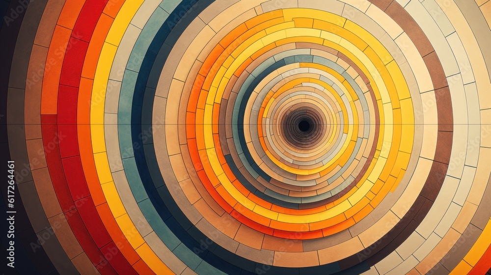 Ripple Effect: An abstract image of concentric circles expanding ...