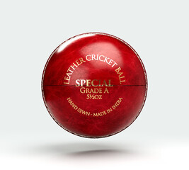 Wall Mural - Red Cricket Ball