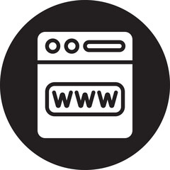 website glyph icon