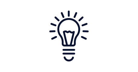 Wall Mural - creativity icon. thin line creativity icon from strategy collection. outline vector isolated on whit