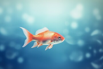 Fish mockup. Generate Ai