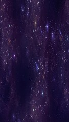 Wall Mural - Animated night starry sky 