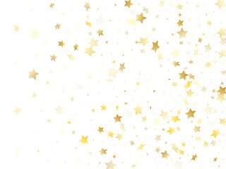 Wall Mural - Magic gold sparkle texture vector star background.