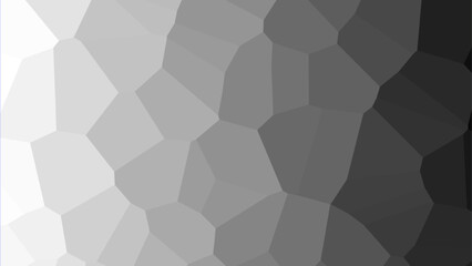 Black and white abstract low poly background.	