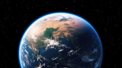 Wall Mural - earth created with generative ai technology