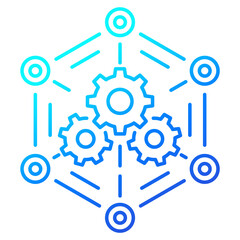 software, api line design icon