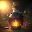 dark fantasy medieval sun health potion v4 ar 23 