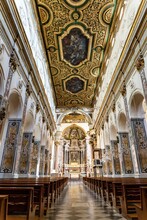Interior Of The Cathedral Of Amalfi