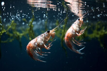 Shrimp In Water