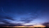 Fototapeta Zachód słońca - night sky sunset landscape nature background
