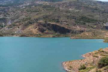 Wall Mural - Beninar Reservoir in the south of Andalusia