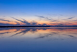 Fototapeta Niebo - after sunset in the Danube Delta , Romania