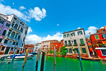 Wall Mural - The Narrow Canal- the Street in Venice