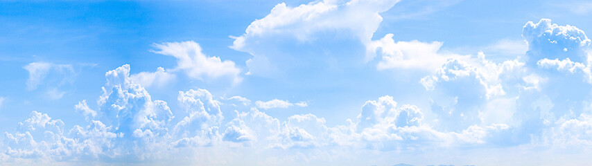 Wall Mural - Blue sky and beautiful clouds shape. Image for background and wallpaper.Blue sky with clouds background.Sky daylight. Natural sky composition. Element of design.