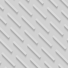 Canvas Print - Seamless Repeatable Patterns With Beveled Shapes. Abstract Grayscale Monochrome Pavetment Background