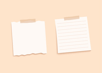 vector of paper note background