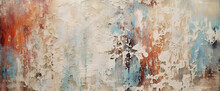 Weathered Abstract Art Background With Paint Splashes And Blots Texture Banner Background