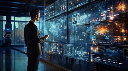 business process automation computer monitor from analytics to software in your own data style of data visualization Generative AI