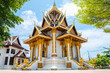 architecture of traditional temple in vientiane, laos