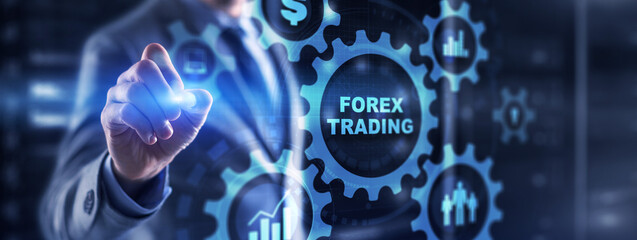 Wall Mural - Finance business investment strategy competition. Forex Trading