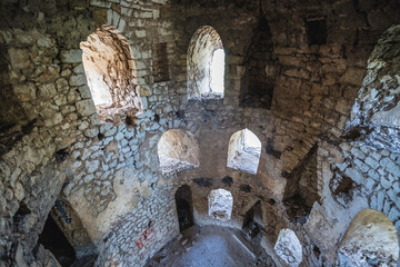 Sticker - Inside the tower of Citadel in Pocitelj historic village, Bosnia and Herzegovina