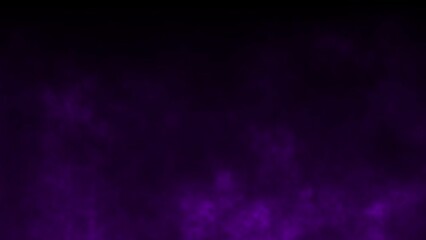 Wall Mural - Dark horror background with purple smoke. Dramatic animation with smoke. Spooky halloween night.