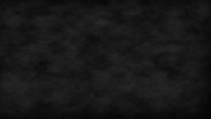 Wall Mural - 3d rendered animation of fog or low clouds isolated on the empty black background