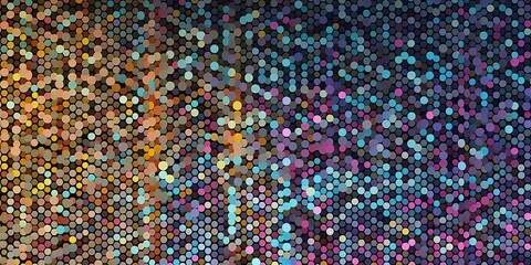 Wall Mural - AI Generated. AI Generative. Geometric abstract random pixel dot decoration texture background. Used for graphic or web design. Graphic Art