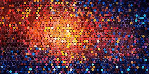 Wall Mural - AI Generated. AI Generative. Geometric abstract random pixel dot decoration texture background. Used for graphic or web design. Graphic Art