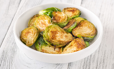 Canvas Print - Roasted Brussels sprouts