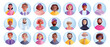 © Oleksandra - 3D people diverse avatar, inclusion multicultural vector group, cartoon happy equal community. Man woman character, representation business team, professional teamwork communication. People avatar