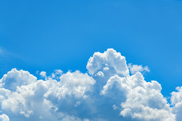 Wall Mural - Blue sky background with clouds. Sky clouds background.