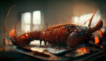 Lobster2 Carbon Texture1 Photorealistic Hyper Realistic High Detailed Unreal Engine Sharp Textures Ar 169 Q 2 