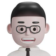 3d people character illustration. Cartoon character 3d.
character3D render.