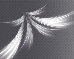 Wall Mural - Stream of fresh wind png.
Imitation of the exit of cold air from the air conditioner.