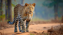 Leopard (Panthera Pardus). AI Generative