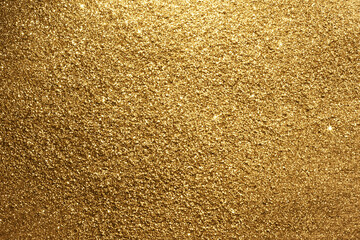 Golden glitter shiny texture background