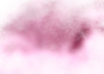 Wall Mural - pink nebula paint splashes on transparent background