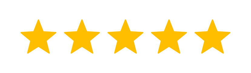 Wall Mural - Five star rating