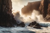 Fototapeta Morze - Beautiful Grand Canyon Natural Scenery Big Picture,generative AI