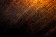 Leinwandbild Motiv Black dark orange red brown shiny glitter abstract background with space. Twinkling glow stars effect. Like outer space, night sky, universe. Rusty, rough surface, grain.