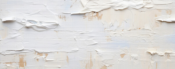 Abstract grungy peeling white paint background - Generative Ai