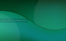 Abstract Gradient Background With Dark Green Color