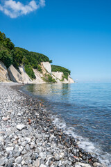 Wall Mural - chalk cliffs along the baltic sea, rügen (ruegen) island, mecklenburg-vorpommern, germany