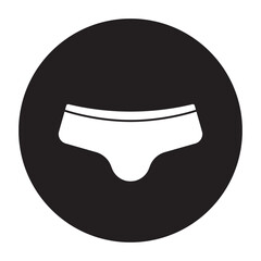 Sticker - underwear icon vector