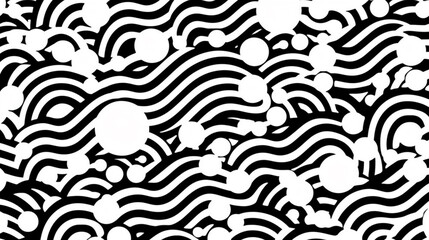 black and white organic patterns. random but orderly arrangement. minimalistic and simple.