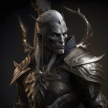 Archer Dark Elf Epic Dragon Armor Swords Knives Whole Body Shot Cinematic 8k Very Detailed Ultra Realistic Like Lord Of The Rings 