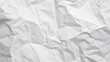 White crumpled paper sheet background. Abstract wallpaper. AI generated