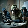 a gange of monkey hackers 